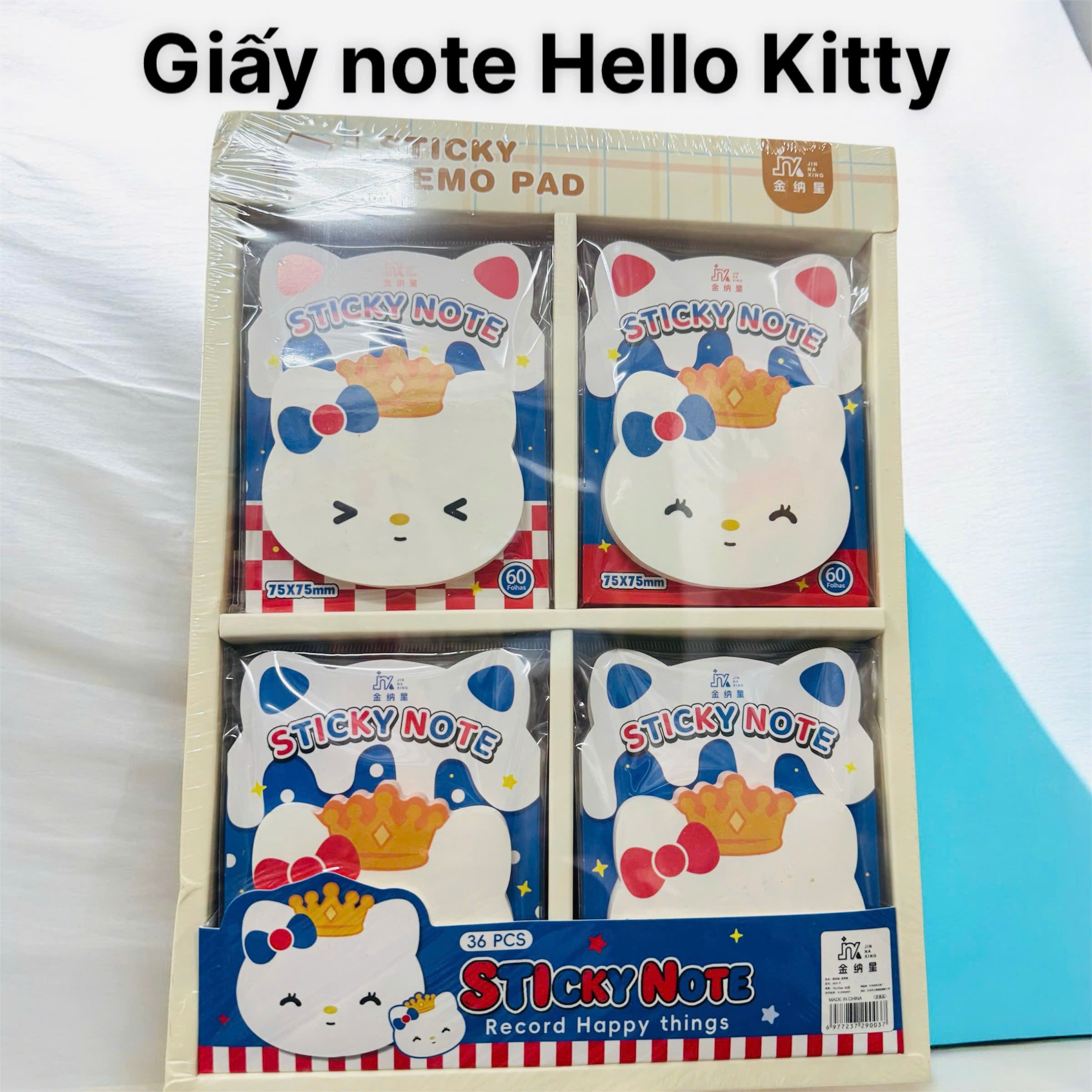 Giấy note Hello Kitty A03-09 (Hộp 36)(HĐ 8%)