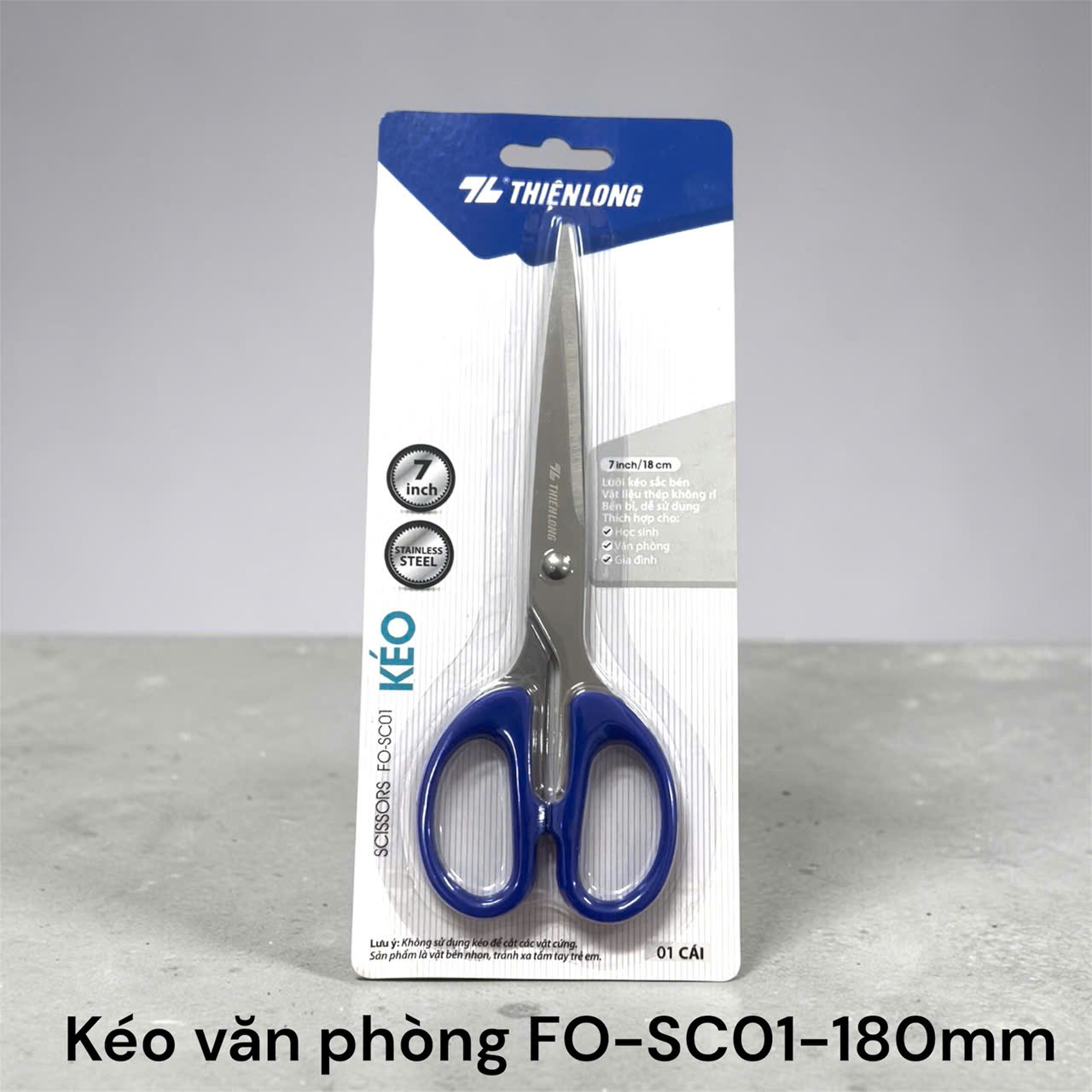 Kéo văn phòng FO-SC01- 180mm (HĐ 8%)