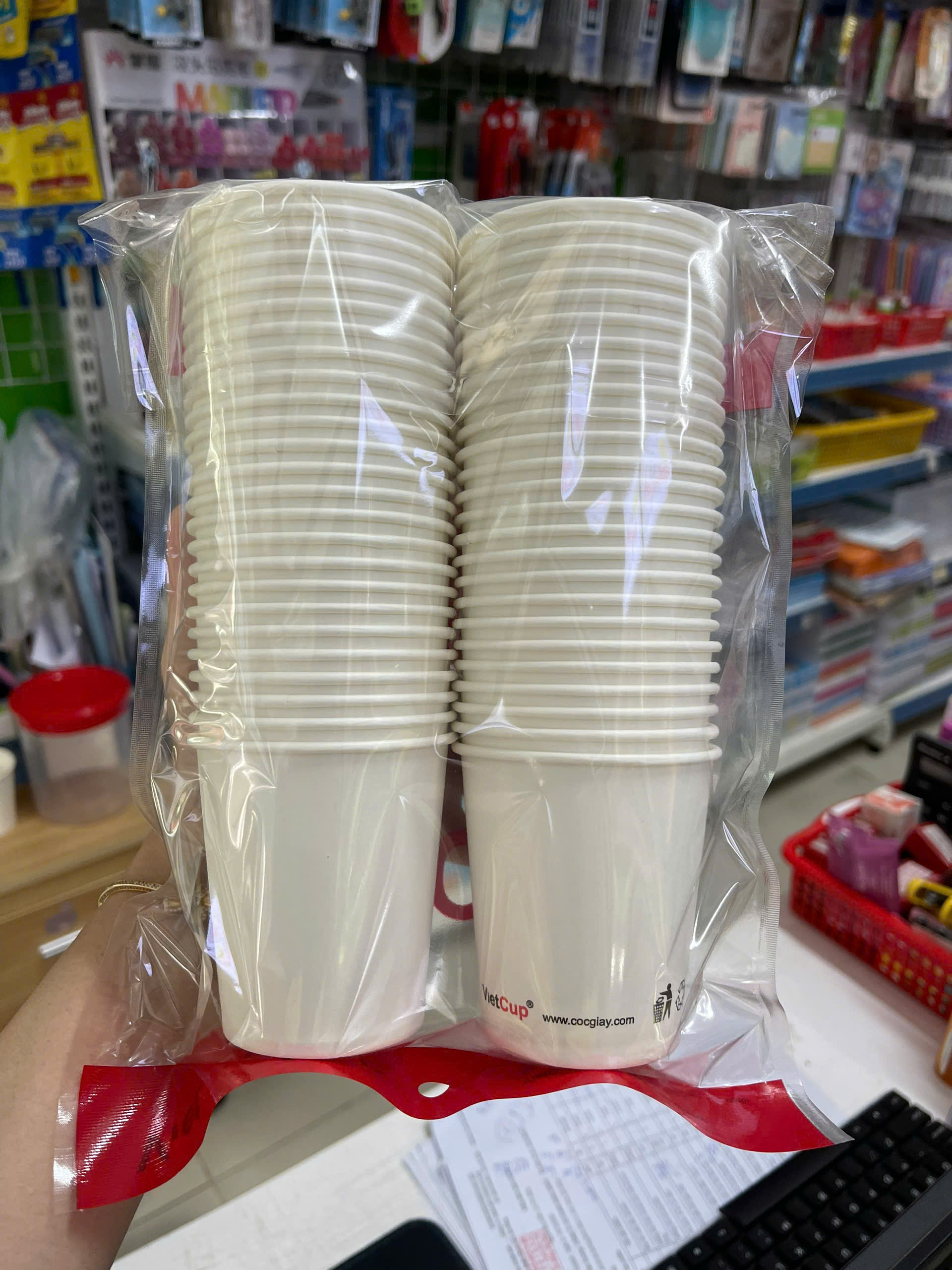 Ly giấy 210ml (7oz)- Túi 50 ly ko nắp (HĐ 8%)