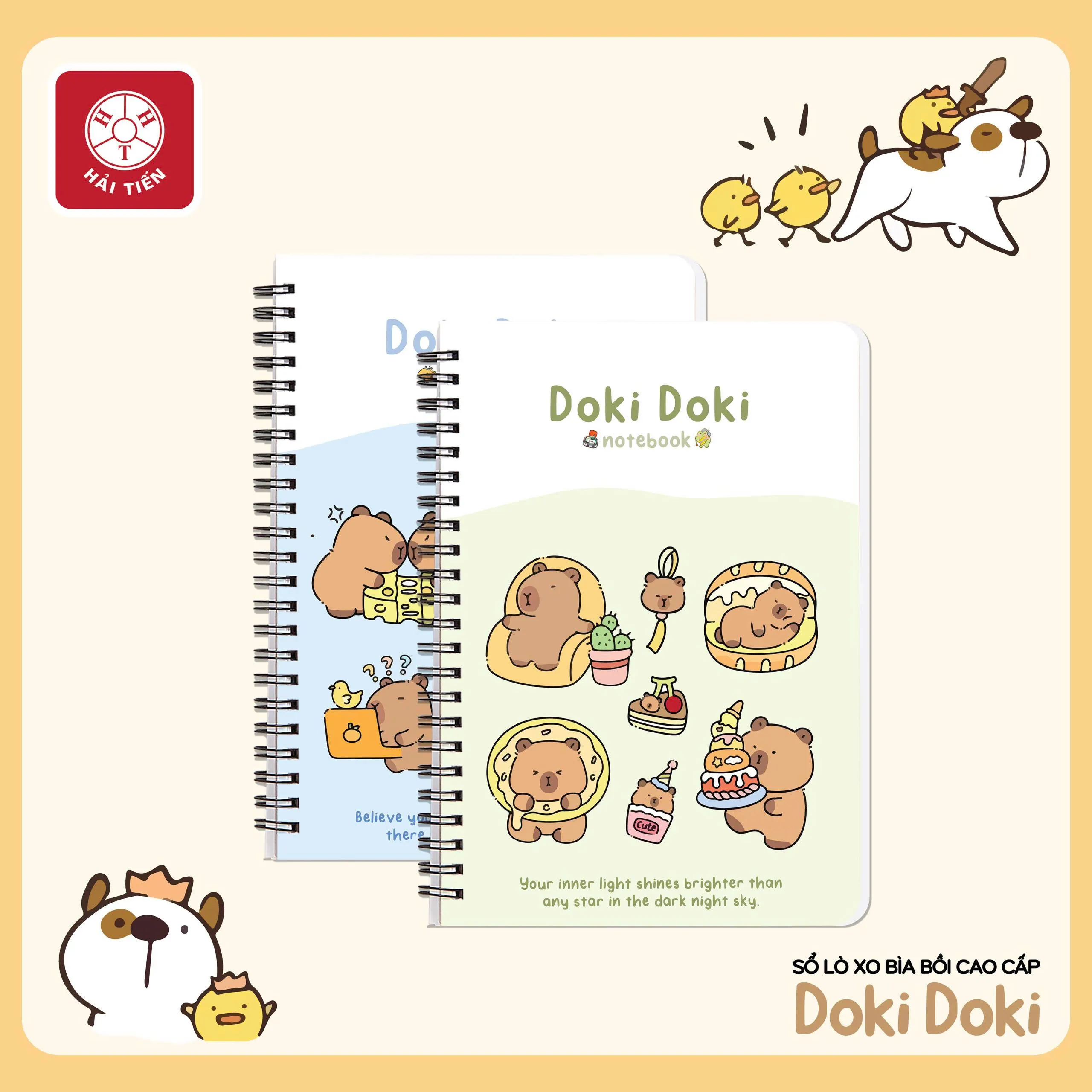 Sổ Lò Xo A5 Hải Tiến Doki 200tr 7079 (80q) (HĐ 8%)