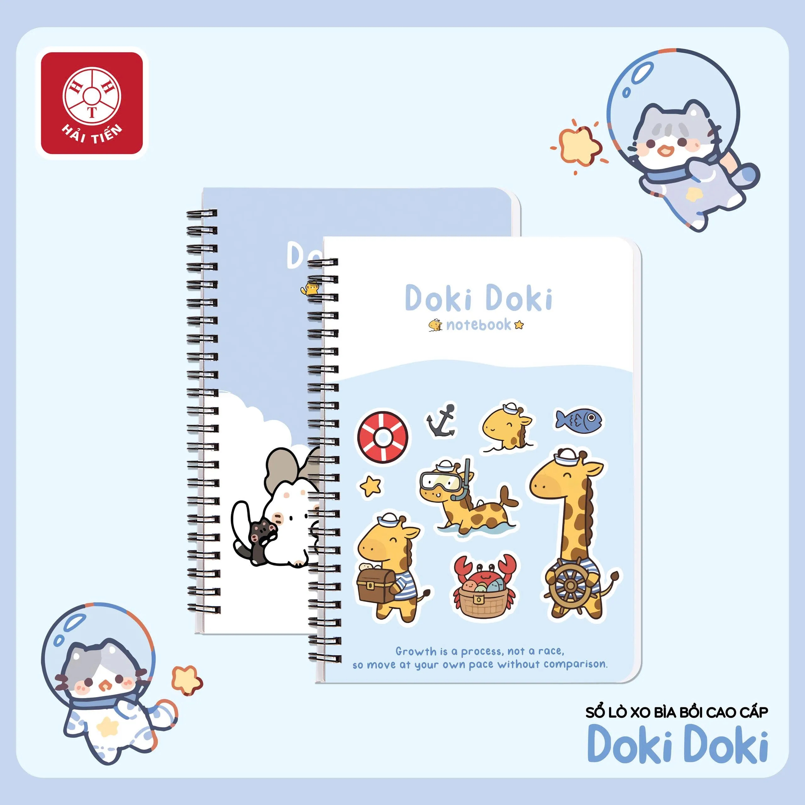 Sổ Lò Xo A5 Hải Tiến Doki 200tr 7079 (80q) (HĐ 8%)