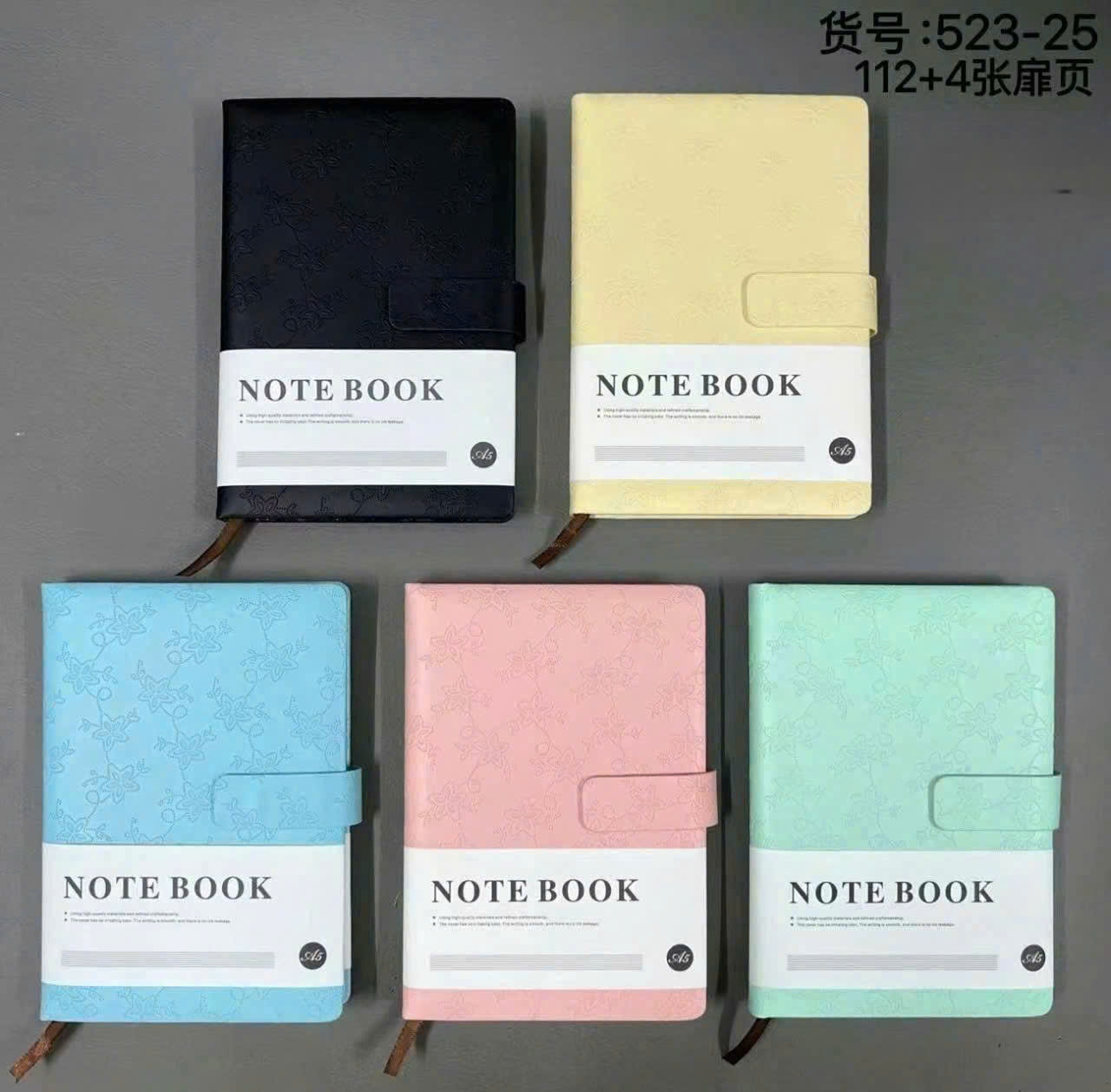 Sổ da cao cấp A5 523-25 (HĐ 8%)