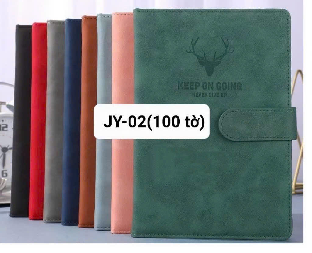 Sổ da cao cấp A5 SD-JY-02 (Nút bầu) (HĐ 8%)