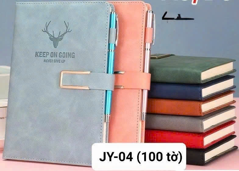 Sổ da cao cấp A5 SD-JY-04 (Nút chũ nhật) (HĐ 8%)