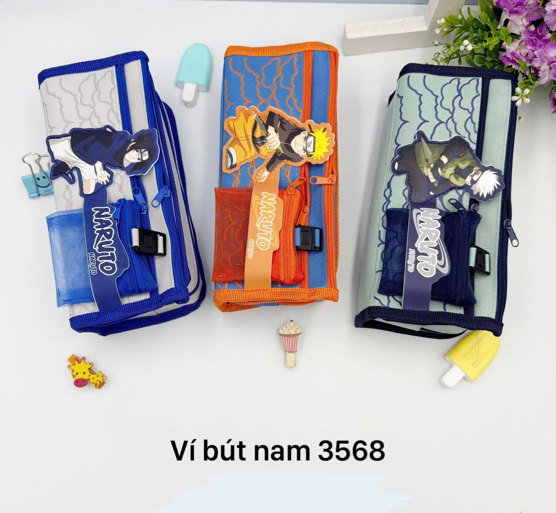 Túi đựng bút nam 3568 (HĐ 8%)
