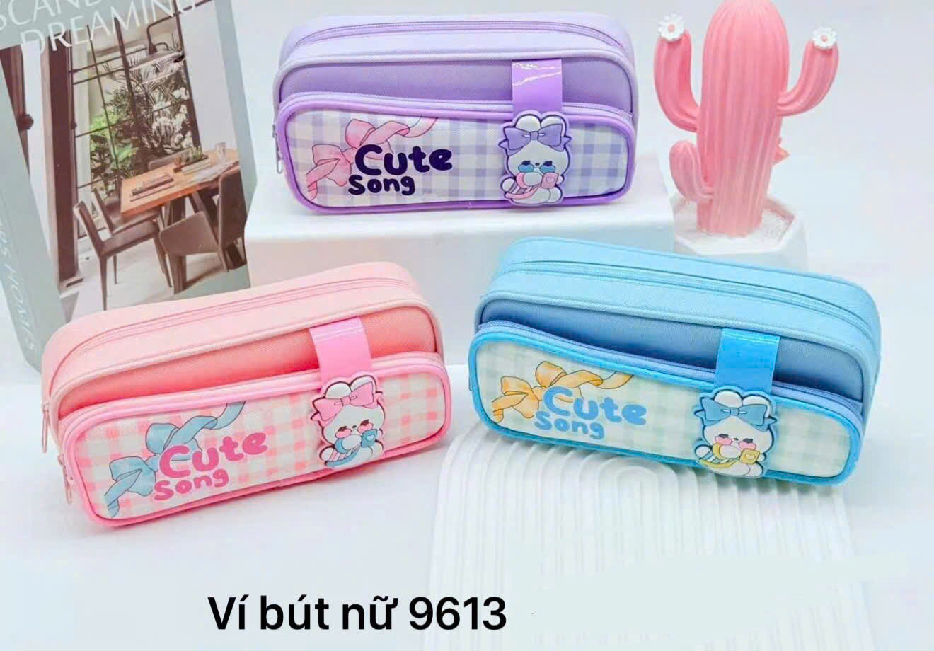 Túi đựng bút nữ 9613 (HĐ 8%)