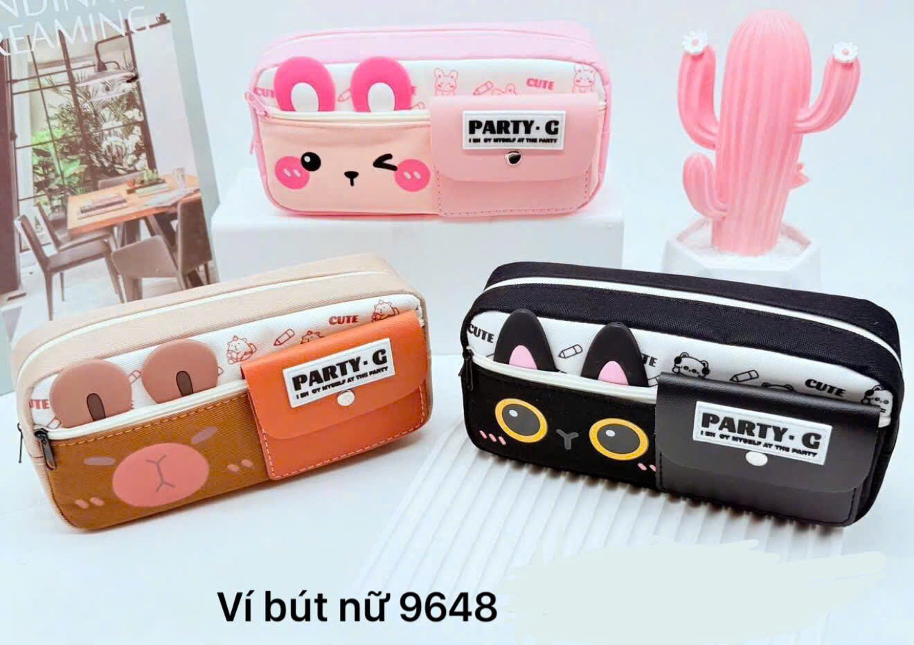 Túi đựng bút nữ 9648 (HĐ 8%)