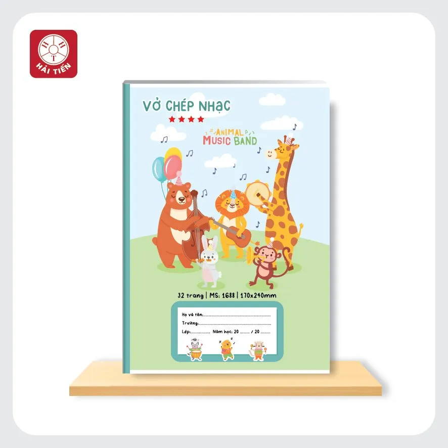 Vở chép nhạc Hải Tiến Dl70 1688 (20 Quyển)(HĐ 8%)