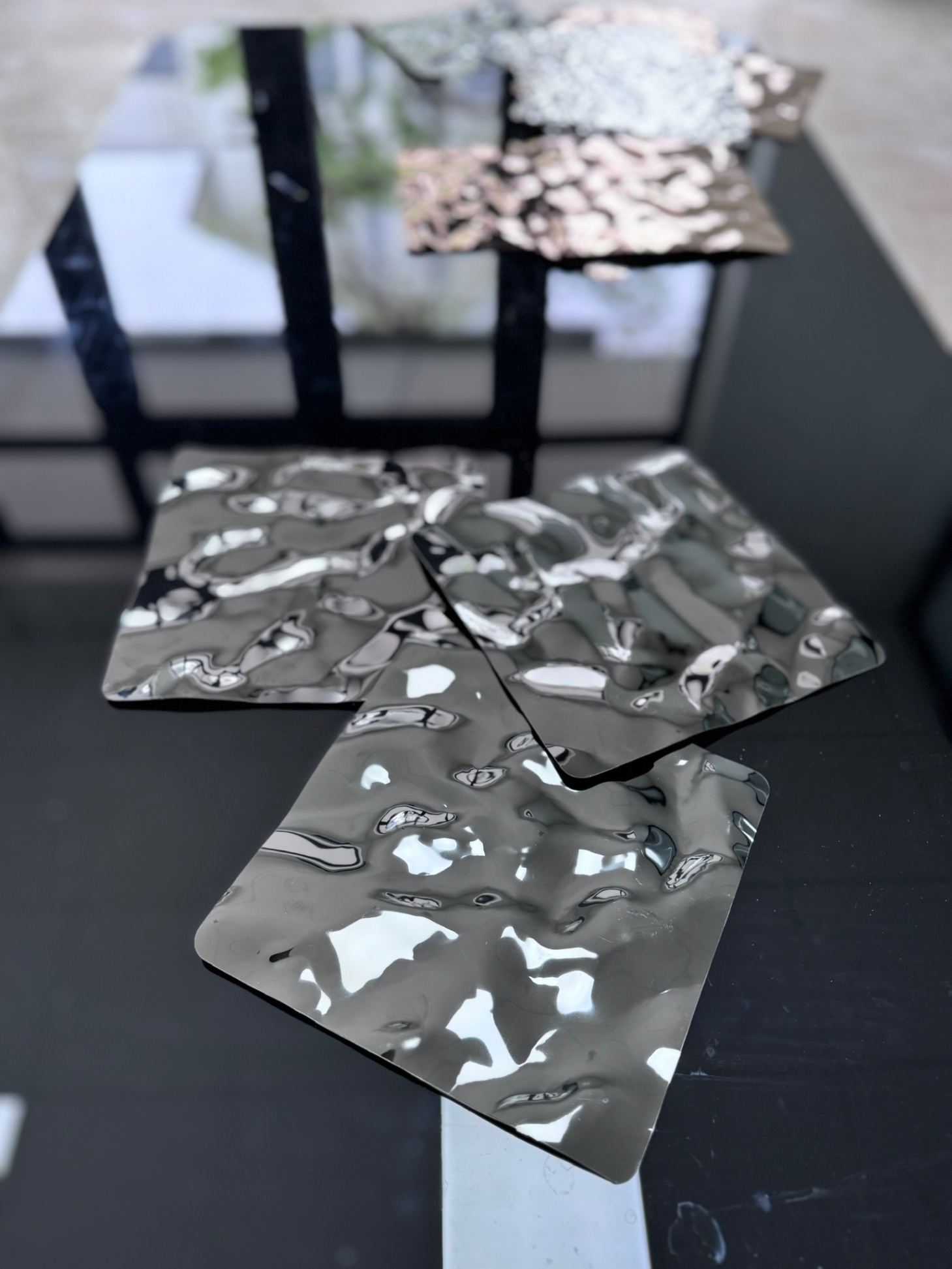 Trần inox sóng 04