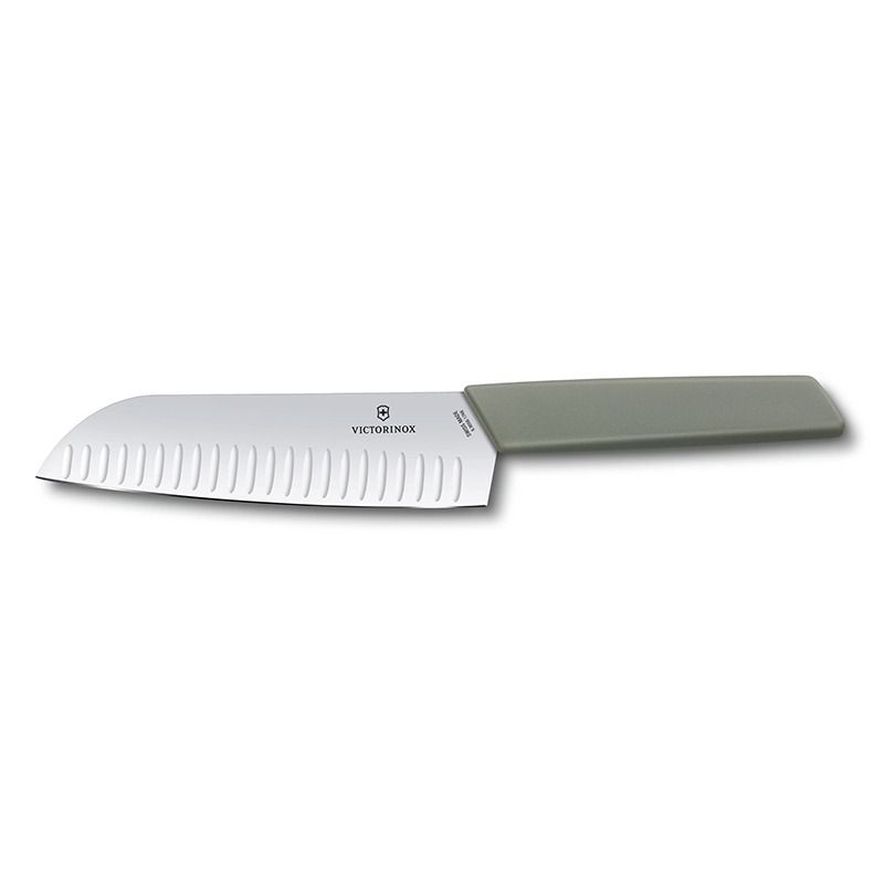 Victorinox - Dao Bếp Swiss Modern Santoku Knife Cán Nhựa Xám - 6.9056.17K6B