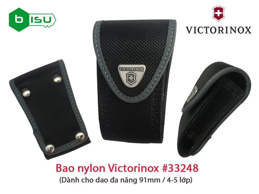 Phụ kiện Victorinox - Bao Nilon Victorinox 33248 / 4.0545.3 (Màu đen - 91mm & 5-8 lớp)