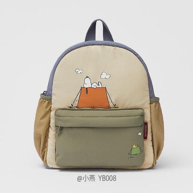 YB008-Balo Snoopy Xanh