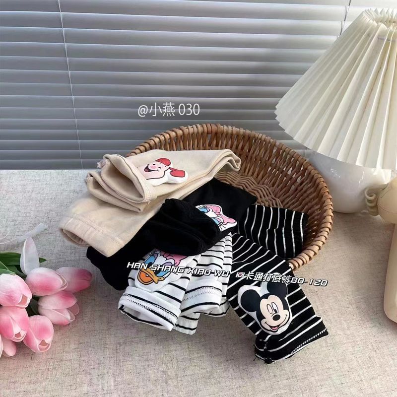 Q030-Q. legging nỉ heo kem/vịt đen/ vịt kẻ trắng/ mickey kẻ đen