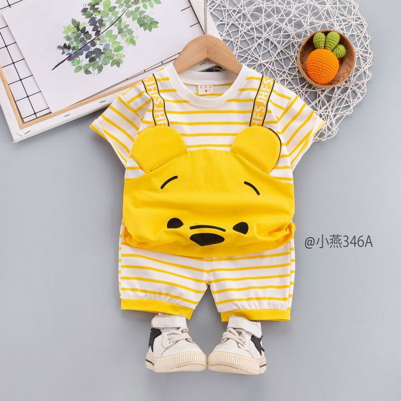 S346-S. gấu pooh vàng/ ếch xanh