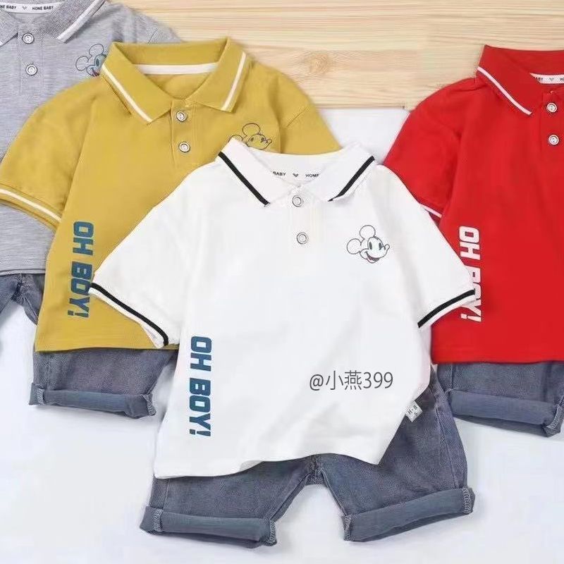 S399-S.Polo mickey trắng