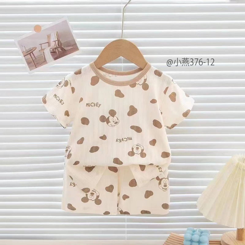 S376-Bộ cotton bé trai gái