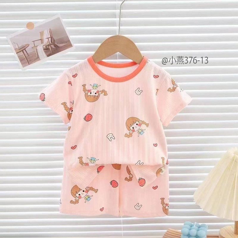 S376-Bộ cotton bé trai gái