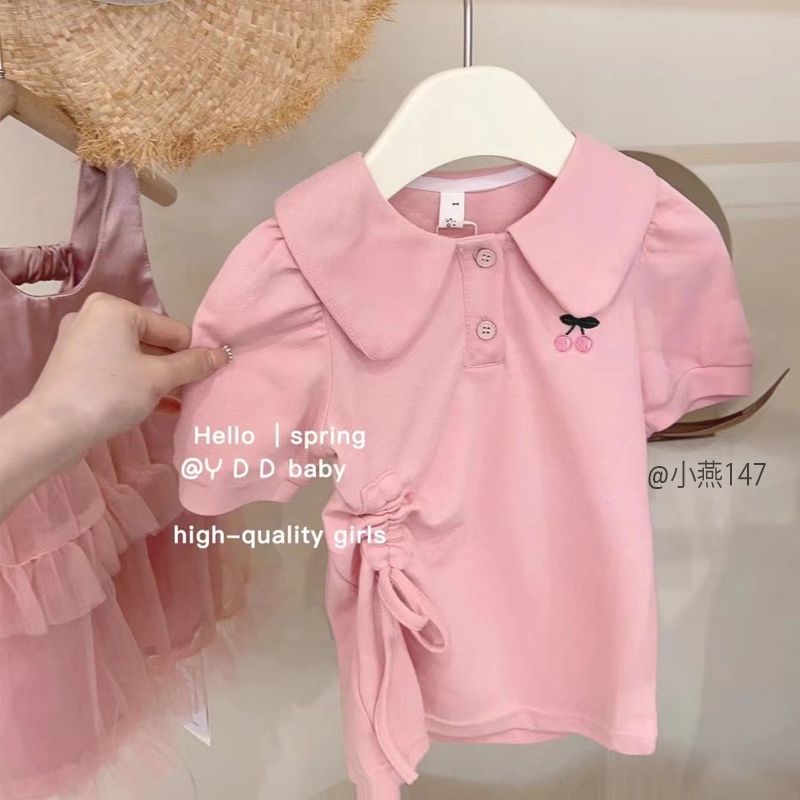 V147-V.polo cherry hồng