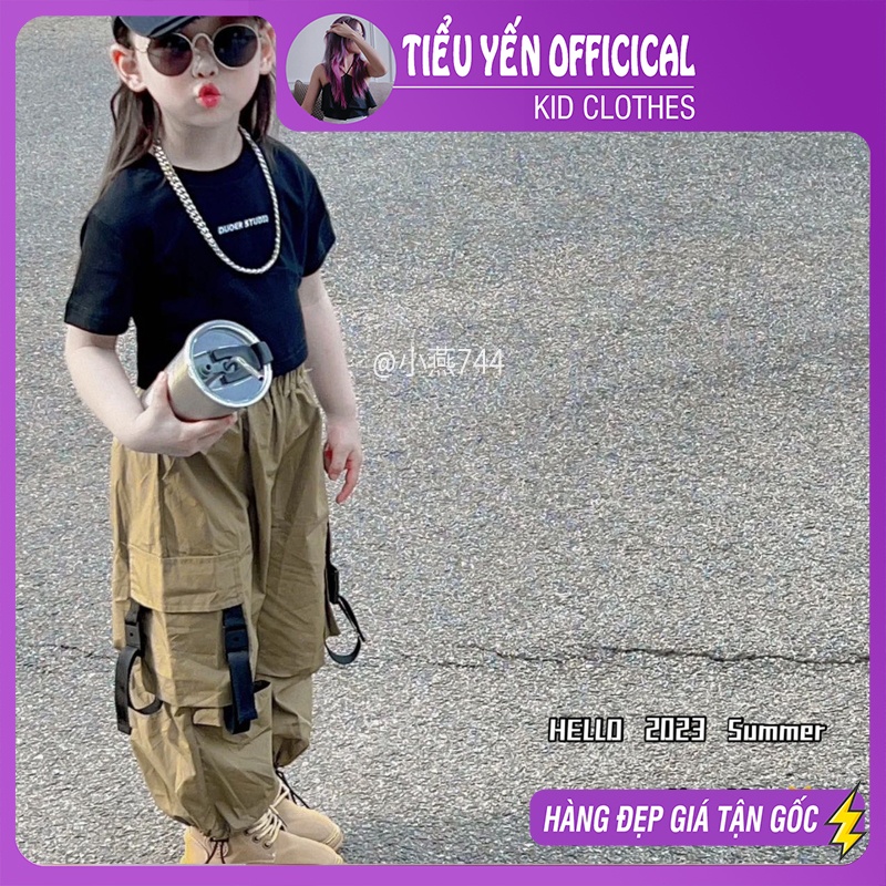 S744-S. hiphop áo đen quần nâu