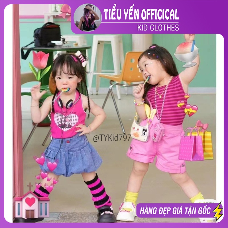 S797-Bộ quần áo bé gái cá tính mặc dạo phố hoặc biểu diễn siêu kute Tiểu Yến KID