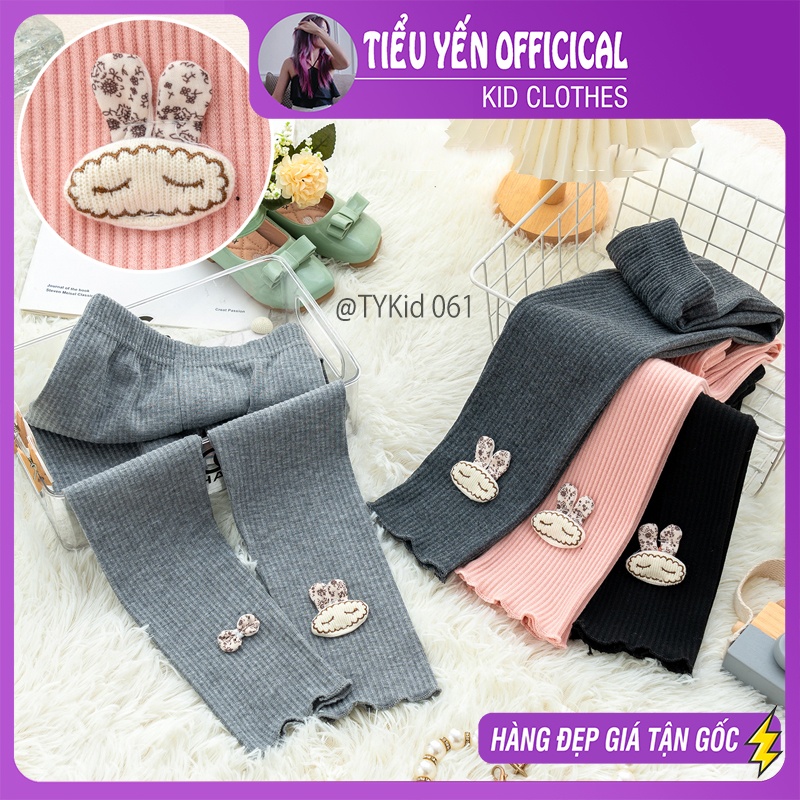 Q061-Quần legging bé gái 3 màu Tiểu Yến KID