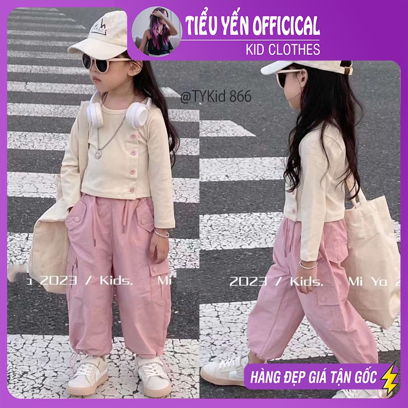 S866-Đồ bộ bé gái, bộ hip hop bé gái cực chất Tiểu Yến KID