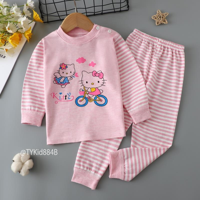 S884-Đồ bộ mặc nhà bé gái bé trai, cotton len mềm đẹp co giãn thoải mái Tiểu Yến KID