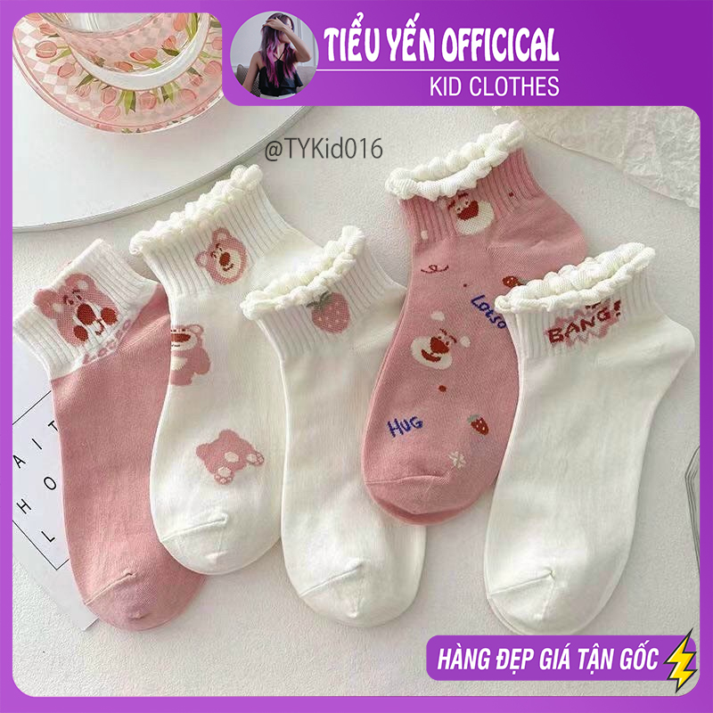 TA016-Tất người lớn, set 10 đôi tất người lớn, các bé 7 8 tuổi trở lên có thể đi được Tiểu Yến KID