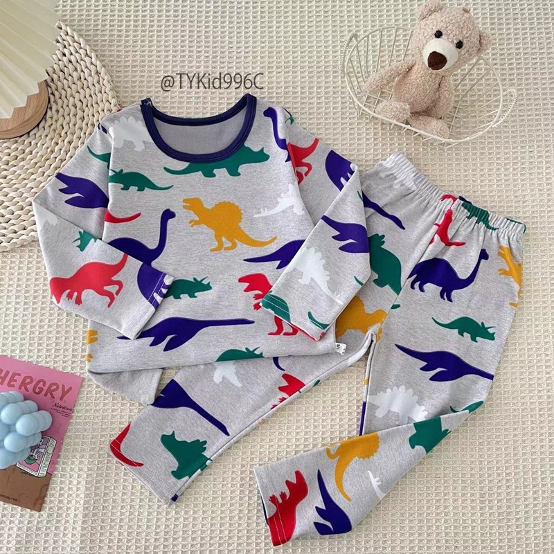 S996-Bộ cotton xuất Hàn cho bé, vải cotton mềm co giãn 4 chiều Tiểu Yến KID