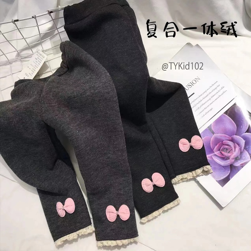 Q102-Quần legging bé gái, chất nỉ lót nỉ dày ấm Tiểu Yến KID