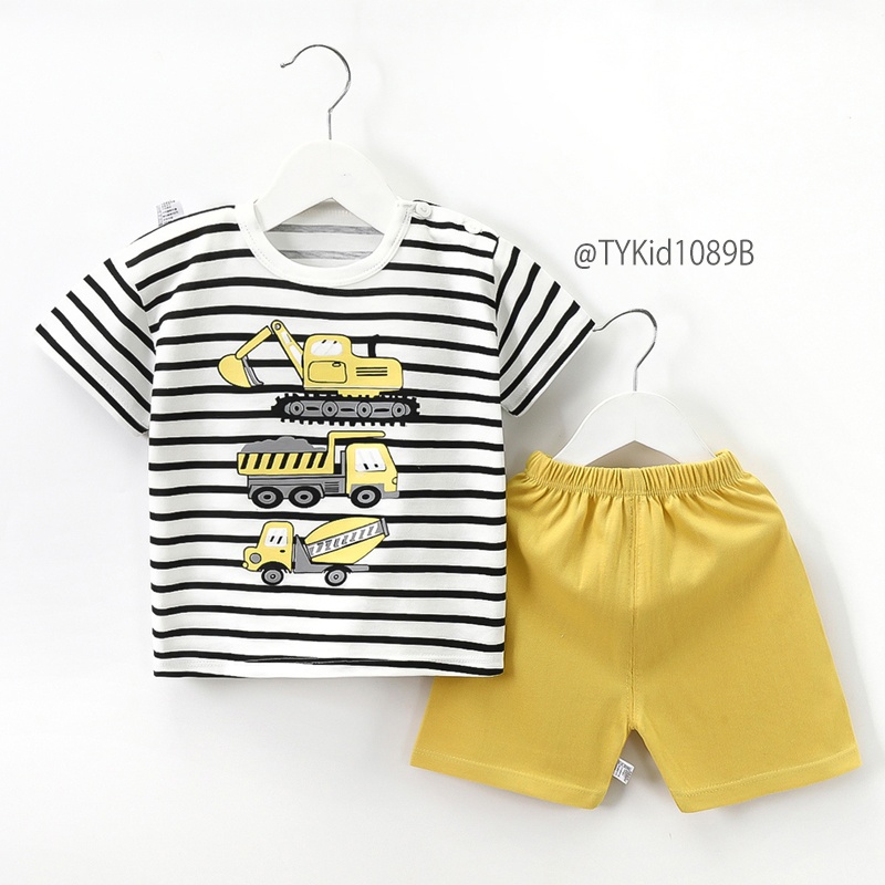 S1089-Đồ bộ cotton cho bé, nhiều màu cho bé trai gái chất cotton mềm mát Tiểu Yến KID