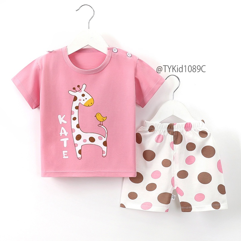 S1089-Đồ bộ cotton cho bé, nhiều màu cho bé trai gái chất cotton mềm mát Tiểu Yến KID