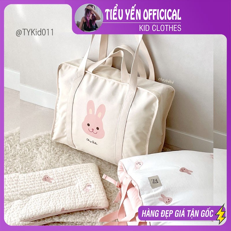 T011-Túi du lịch, túi đựng đồ cho bé hình thỏ, kích thước 50x40x22cm Tiểu Yến KID