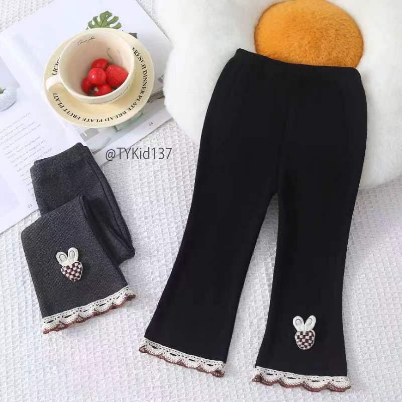 Q137-Quần legging thu đông bé gái, vải co giãn mềm Tiểu Yến KID