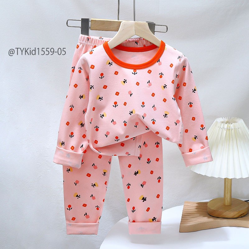 S1559-Đồ bộ mặc nhà thu đông cao cấp cho bé, vải cotton đẹp co giãn nhiều họa tiết Tiểu Yến KID