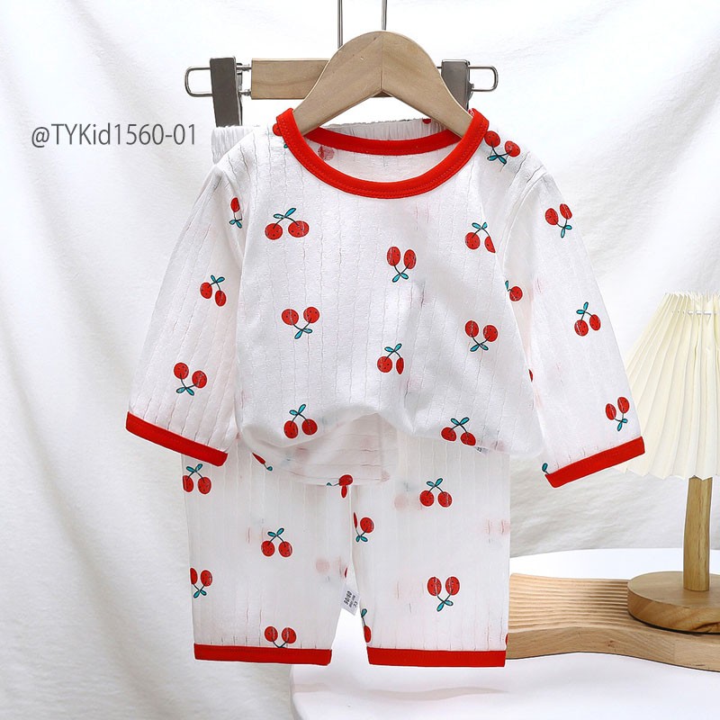 S1560-Đồ bộ mặc nhà thu đông cho bé, chất cotton giấy nhiều họa tiết Tiểu Yến KID