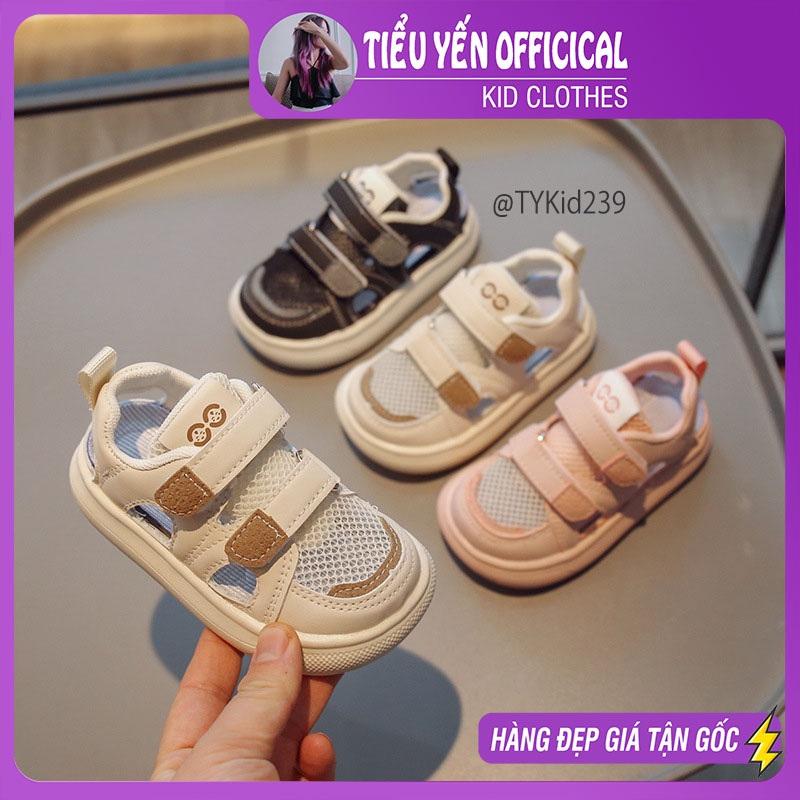 G239-Sandal thể thao cho bé 2 màu đi mềm thoáng và êm chân Tiểu Yến KID