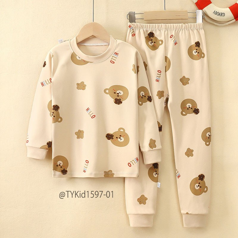 S1597-Đồ bộ mặc nhà size đại 100-150 cho bé, cotton mềm co giãn Tiểu Yến KID