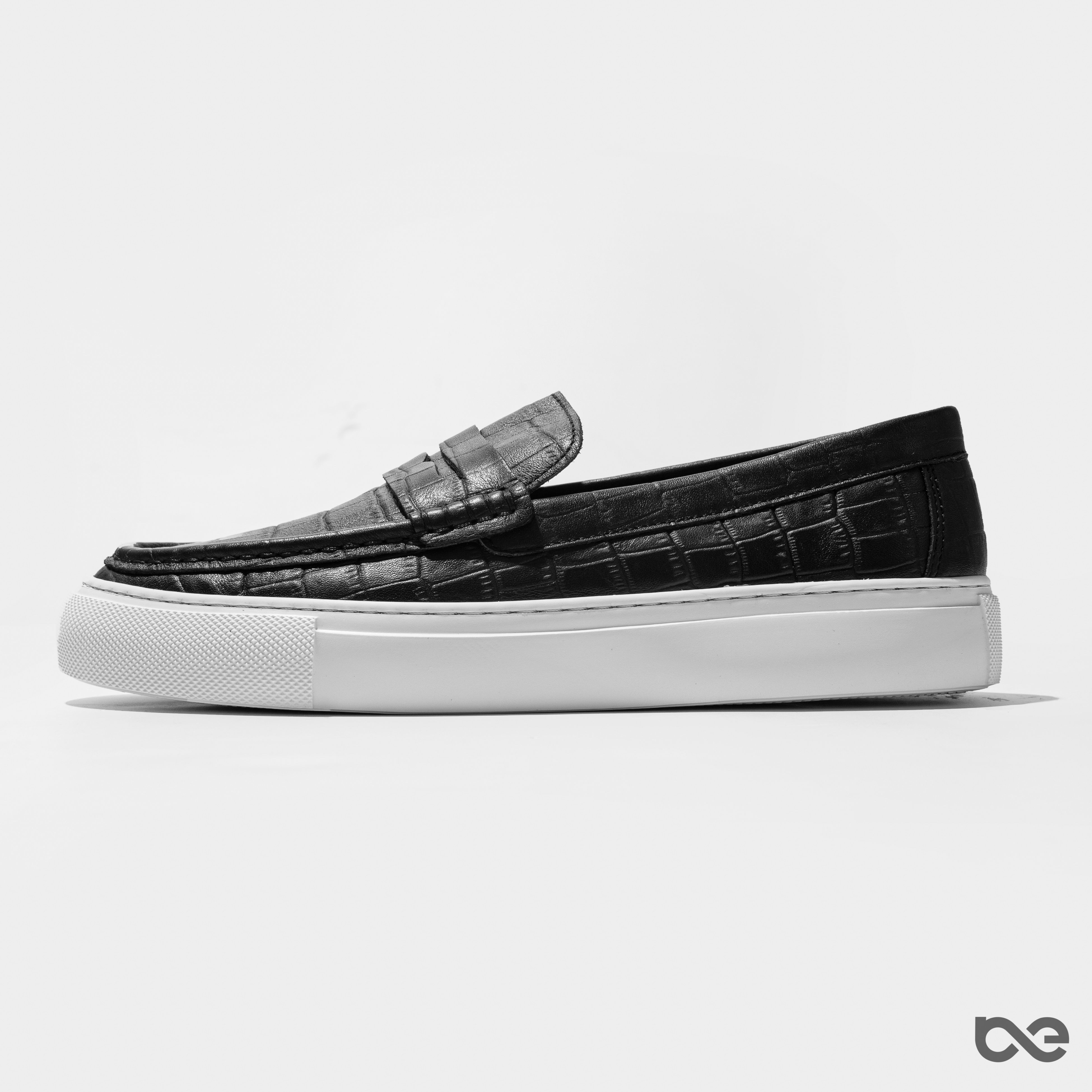 Croco Slip-on 2.0 | Đen đế trắng tinh - FS