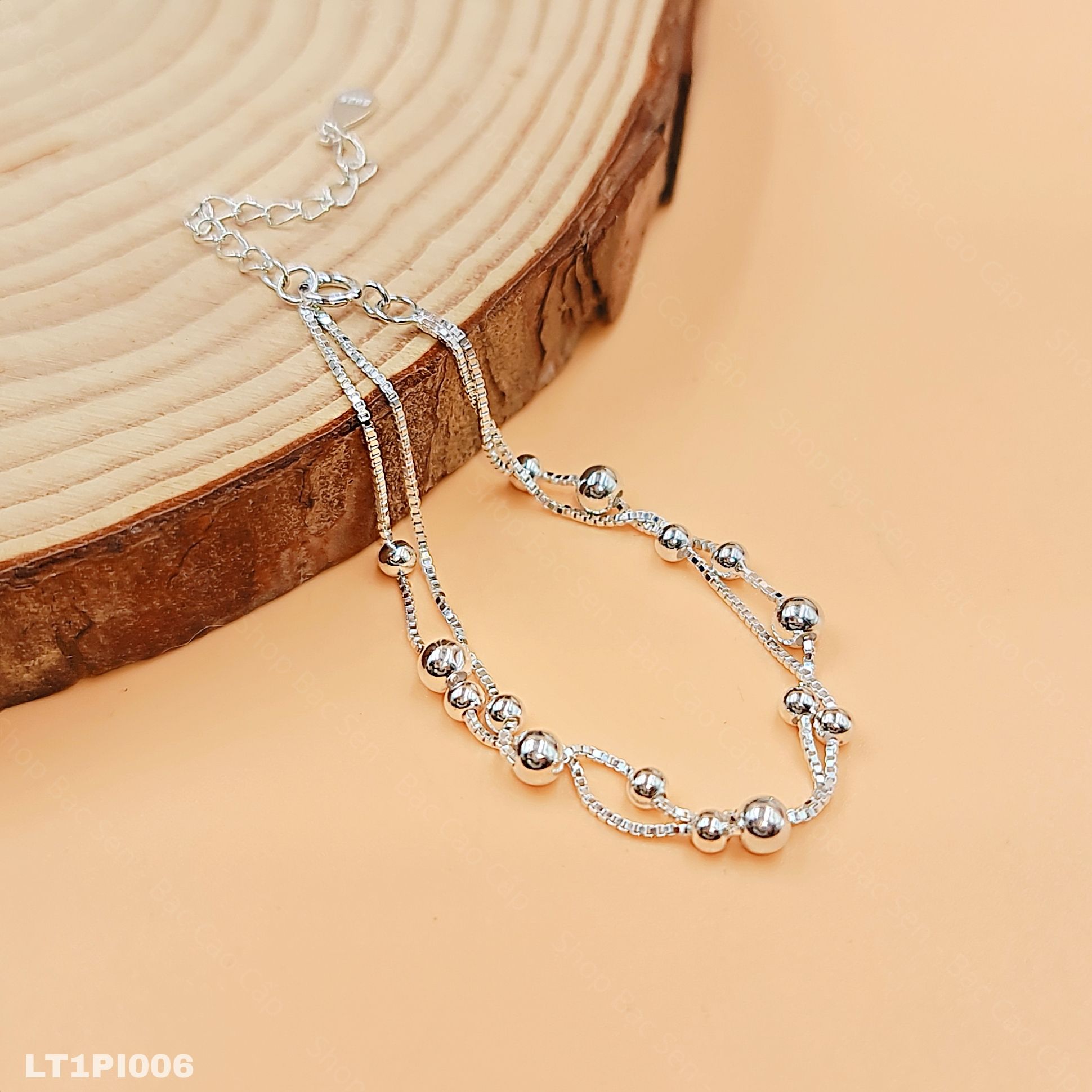 Lắc Tay Bạc LT249 Ý Phối Bi