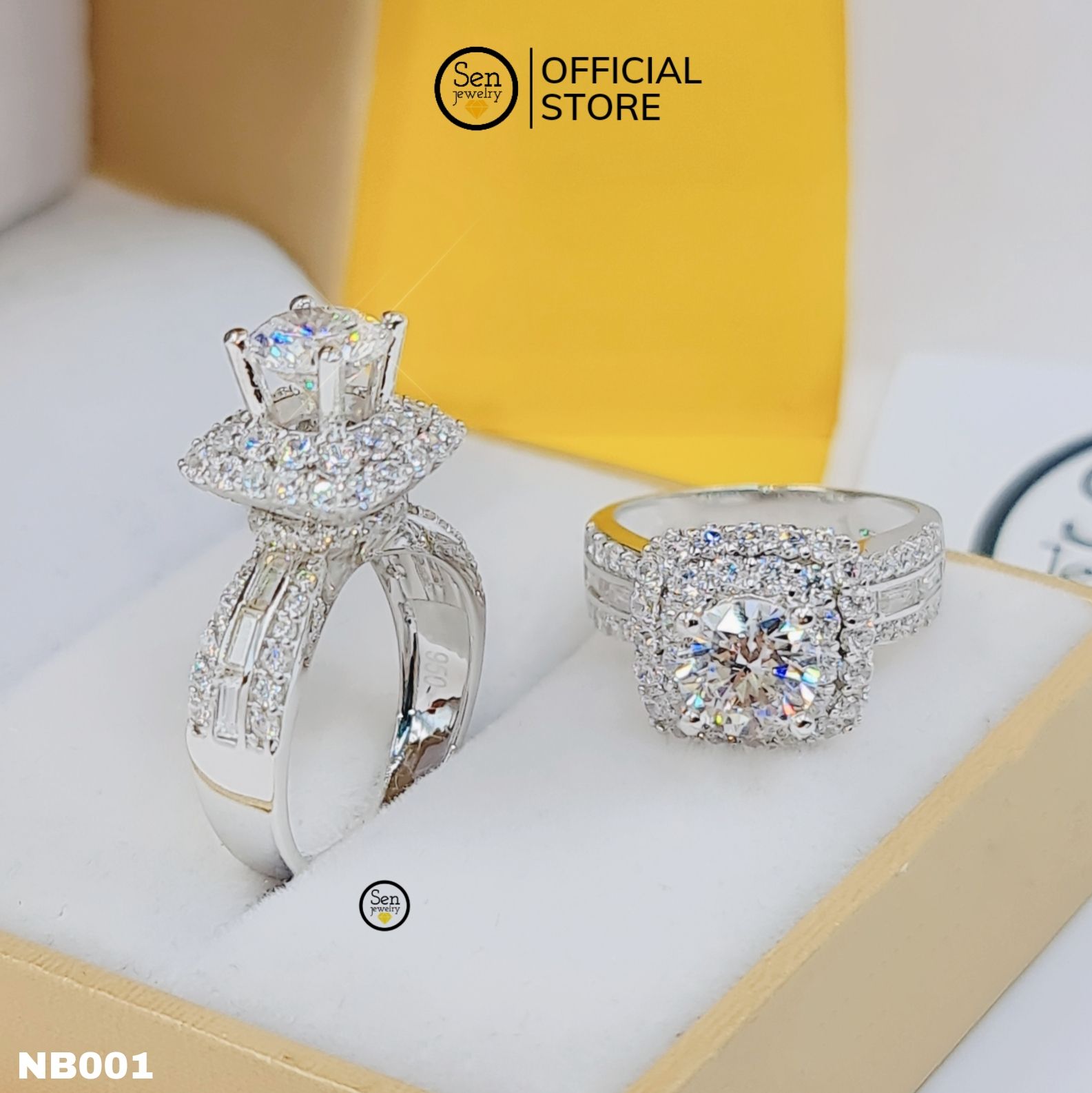 NHẪN VUÔNG CHỦ 7LI