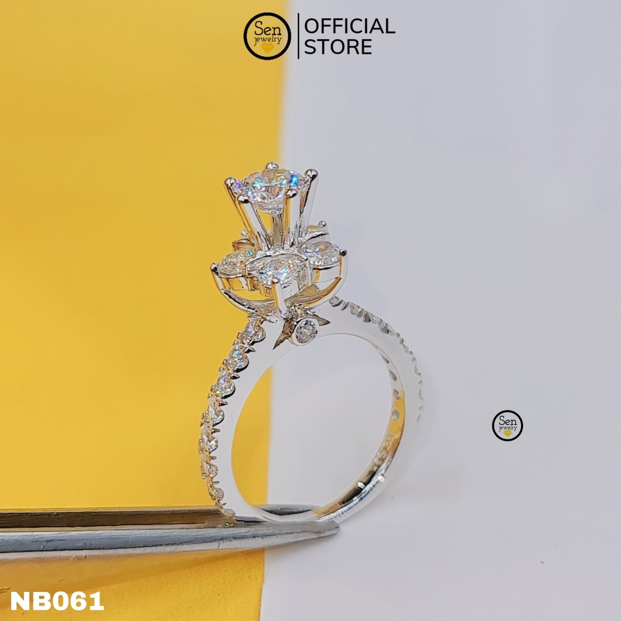 NHẪN HOA 5 CÁNH CHỦ 5LI5