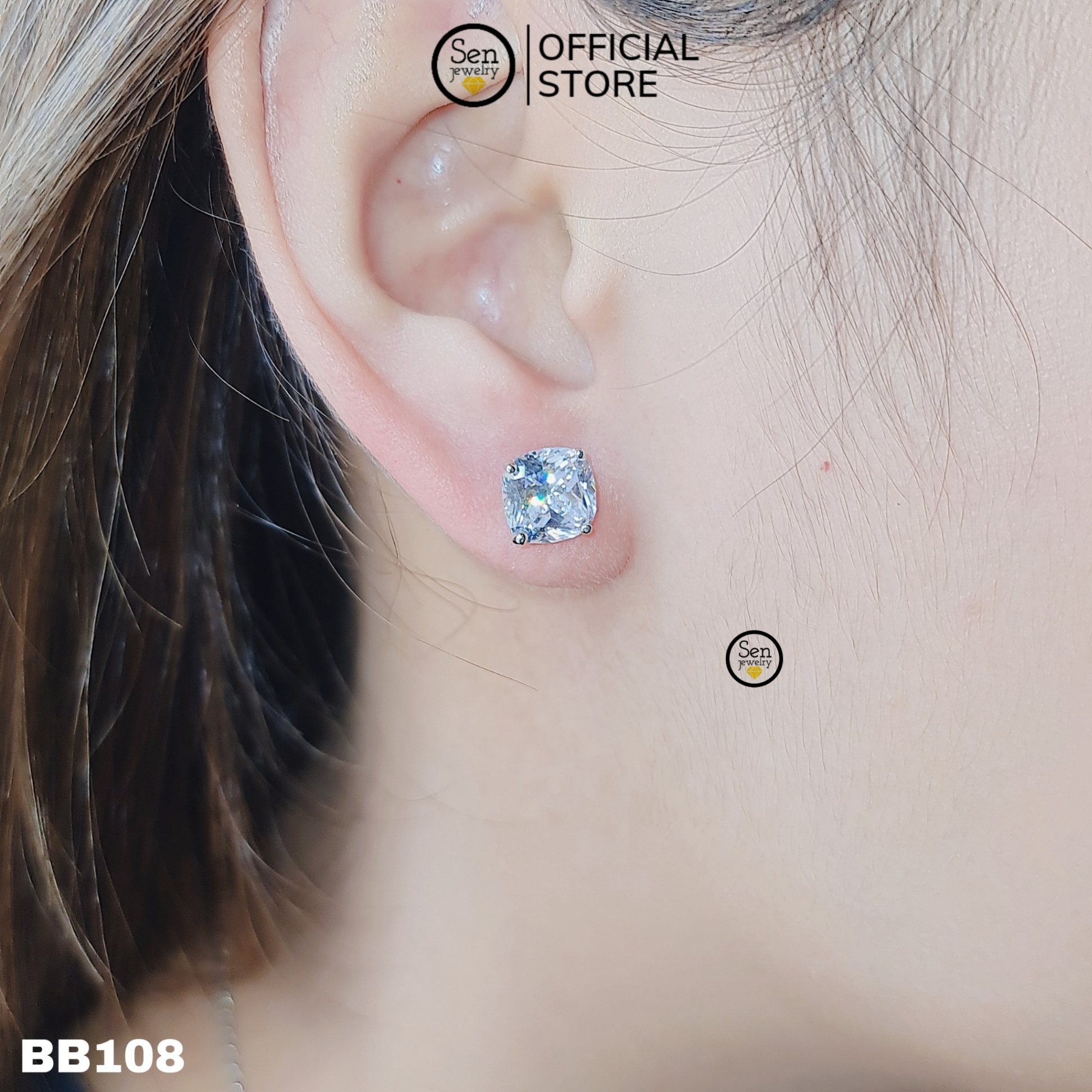 BÔNG TAI NỤ EMERAL 8LI