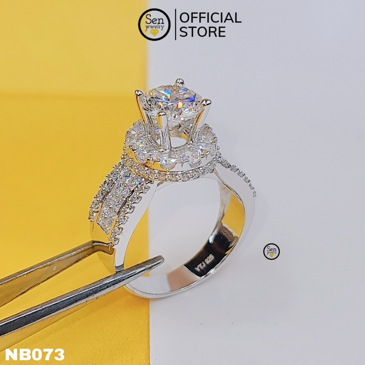 NHẪN TẤM ĐAI TRÒN CHỦ 7LI5