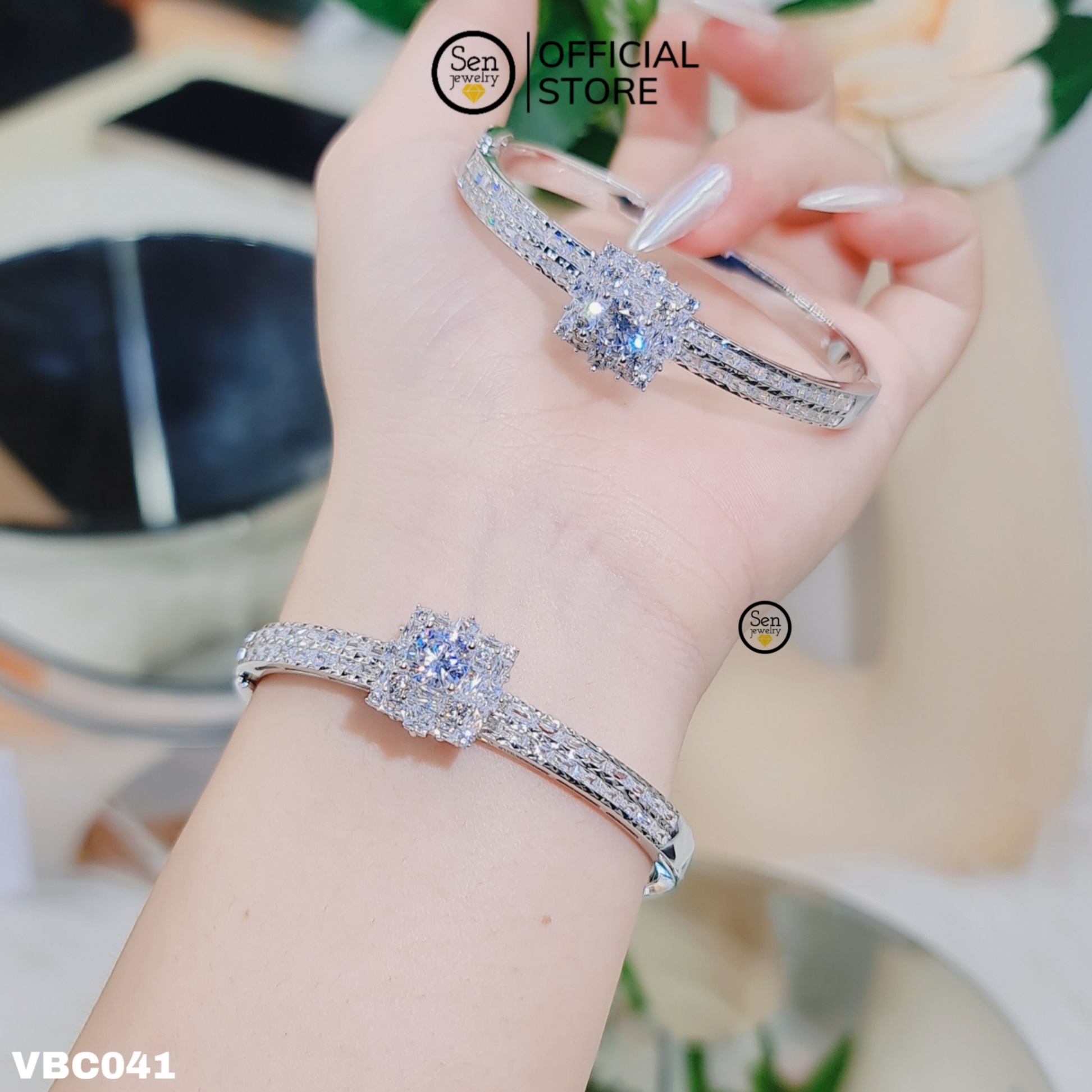 VÒNG TAY ĐAI VUÔNG CHỦ 6LI5