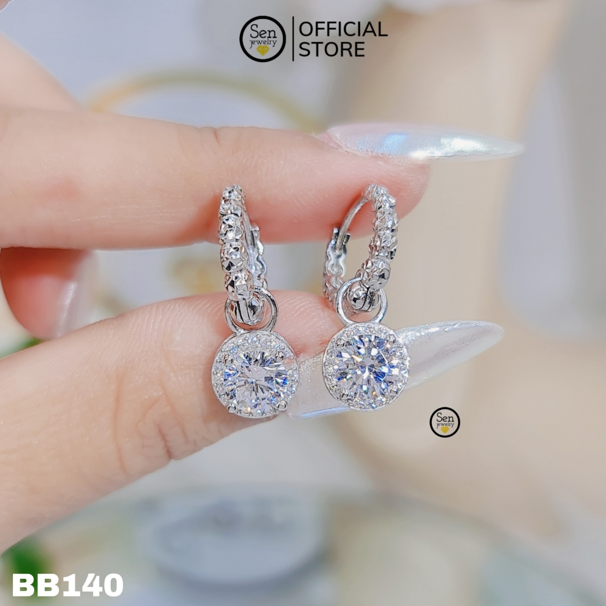 BÔNG TAI KHOEN BI HALO CHỦ 6LI