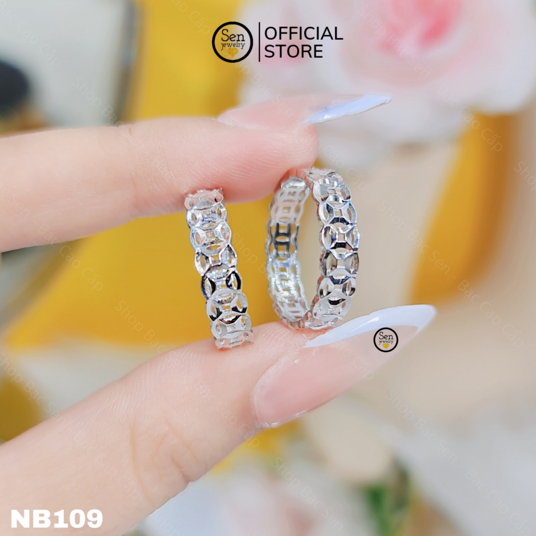 NHẪN KIM TIỀN CẮT MÁY