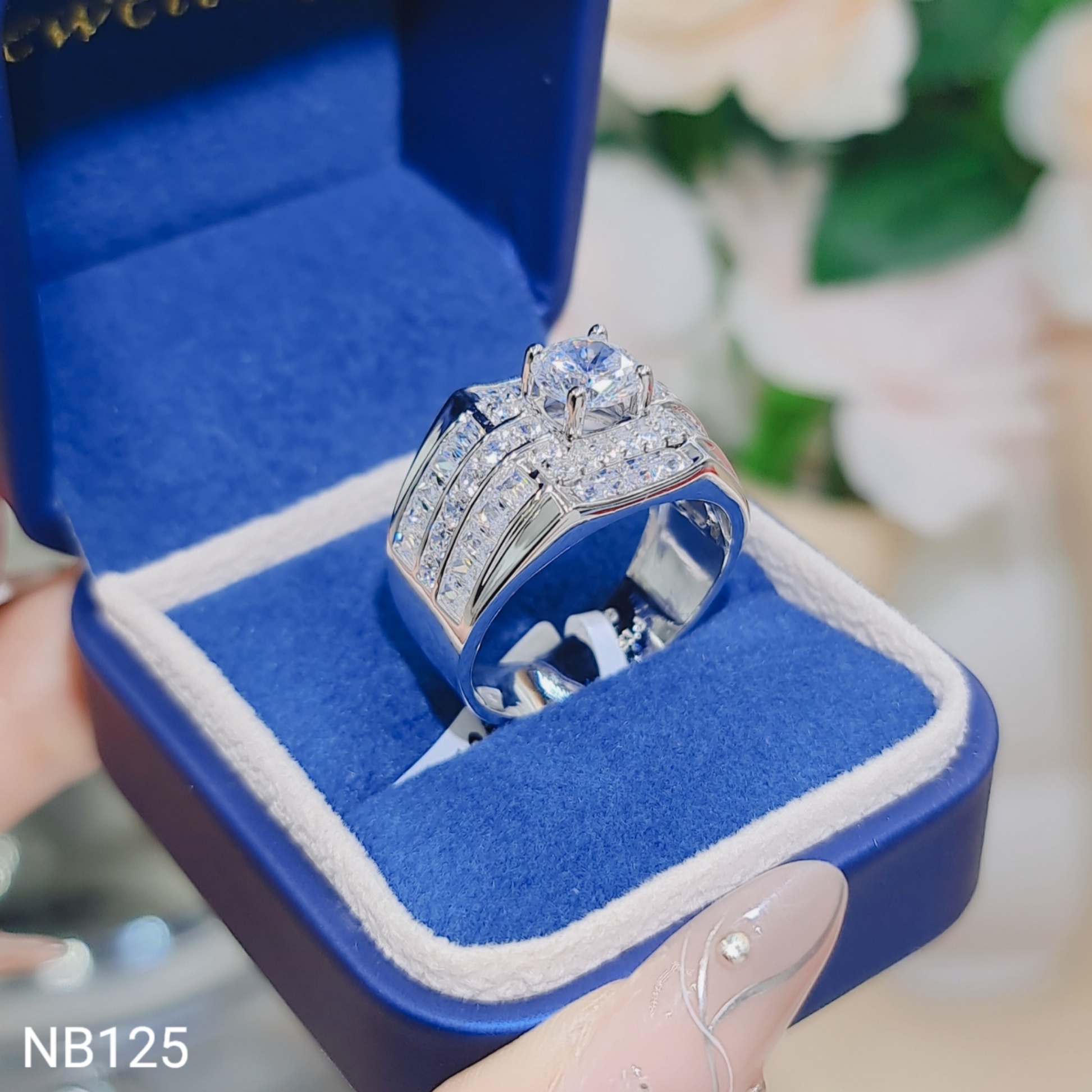 NHẪN NAM BARGET CHỦ 7LI