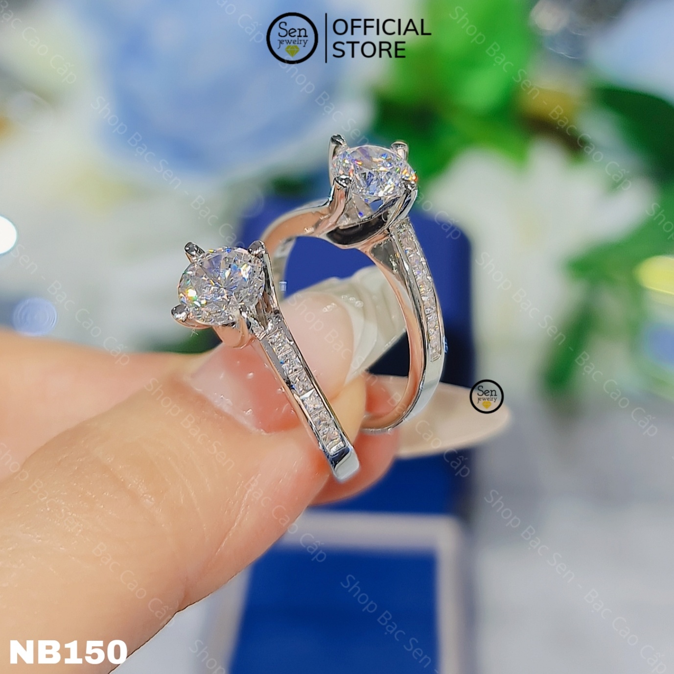 NHẪN 4 CHẤU XOÁY CHỦ 6LI5
