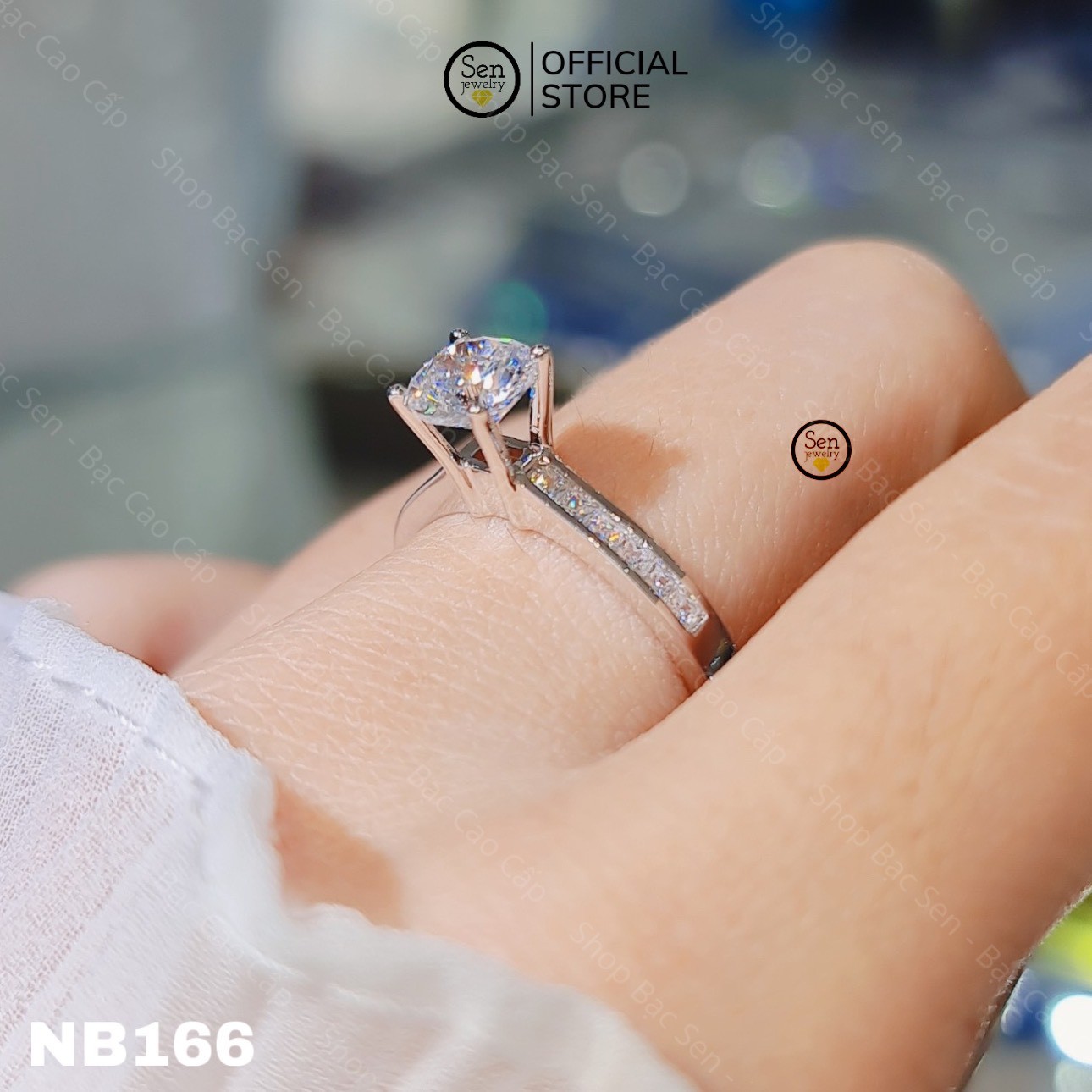 NHẪN 4 CHẤU CAO ĐAI TẤM CHỦ 6LI5